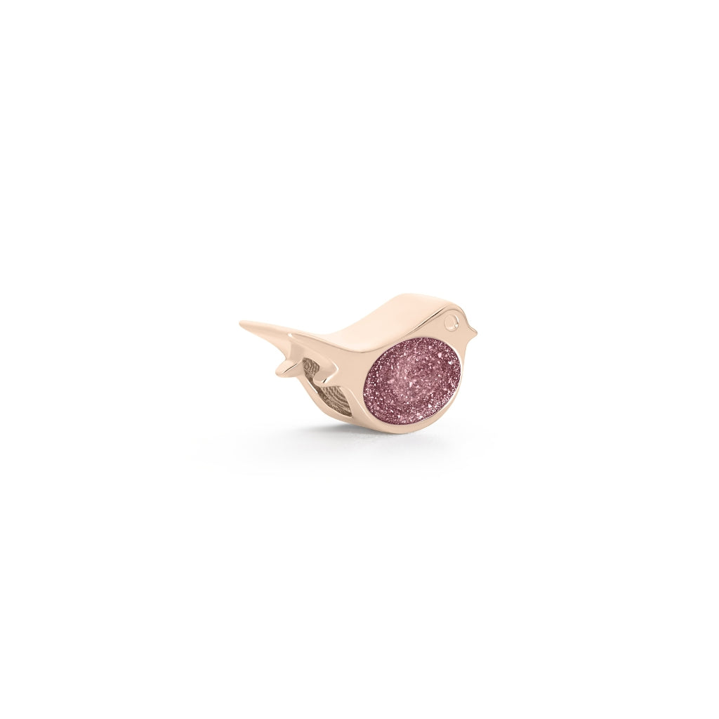 Fabric Keepsake Pandora-Compatible Robin Charm