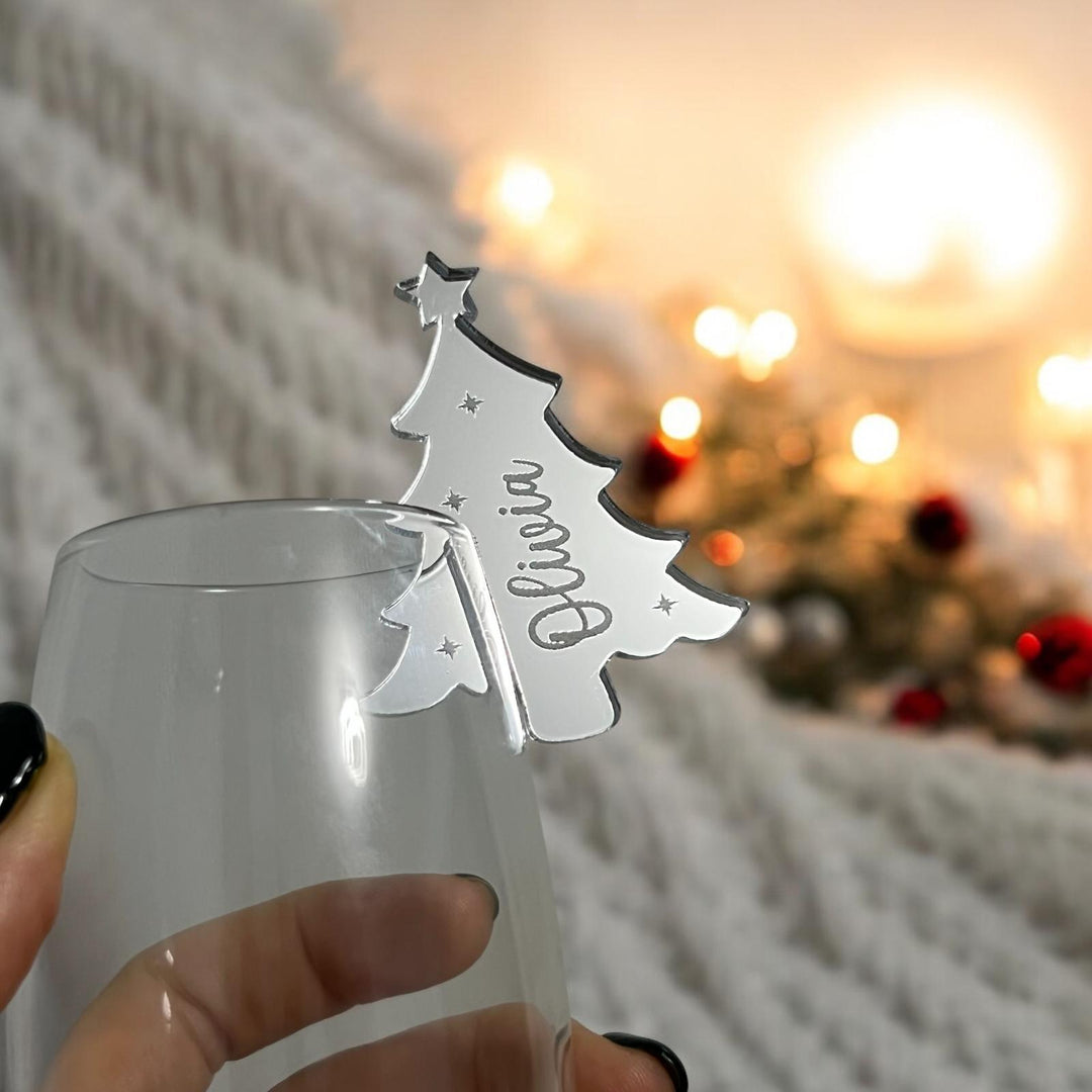 Christmas Tree Drink Tag - MemoriesMade