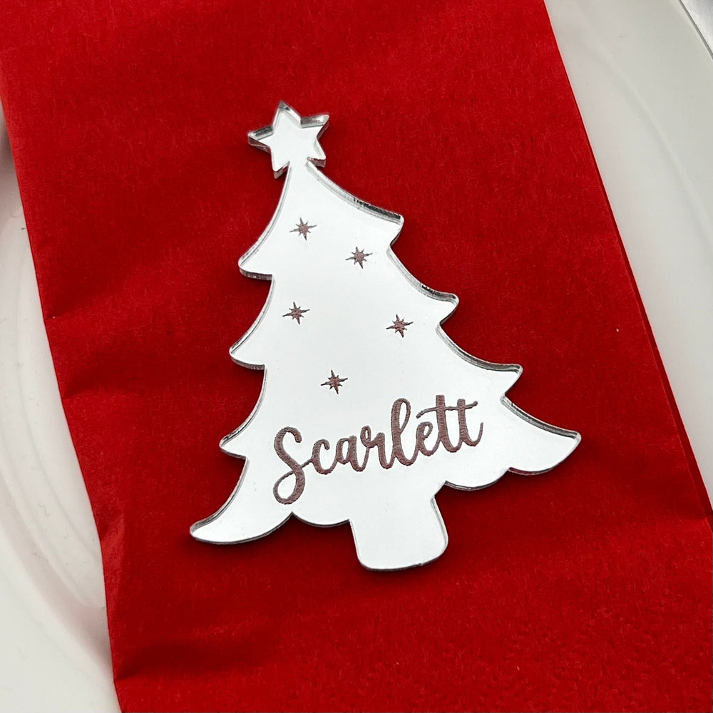 Christmas Tree Place Name Setting - MemoriesMade