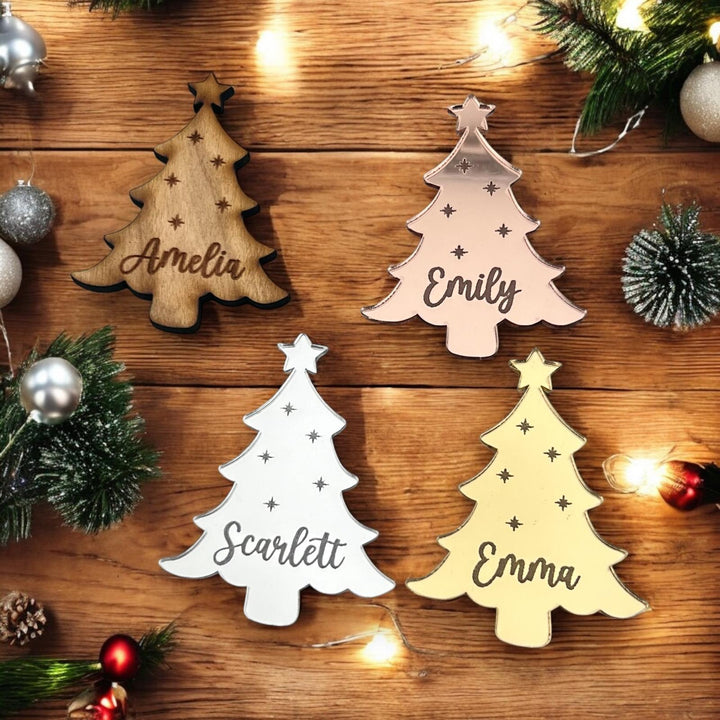 Christmas Tree Place Name Setting - MemoriesMade