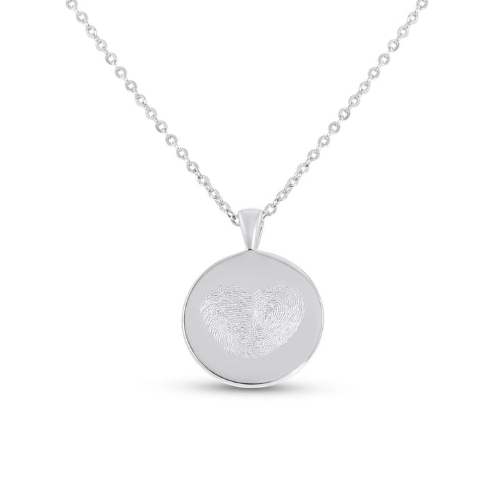 Classic Duo Fingerprint Necklace - MemoriesMade