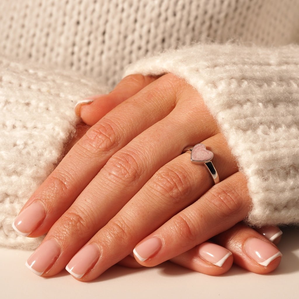 Clothing Keepsake Heart Ring - MemoriesMade