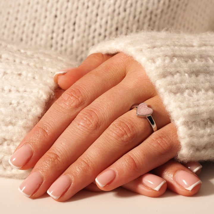 Clothing Keepsake Heart Ring - MemoriesMade