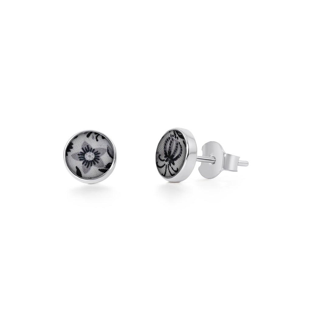 Fabric Keepsake Classic Tribute Earrings - MemoriesMade