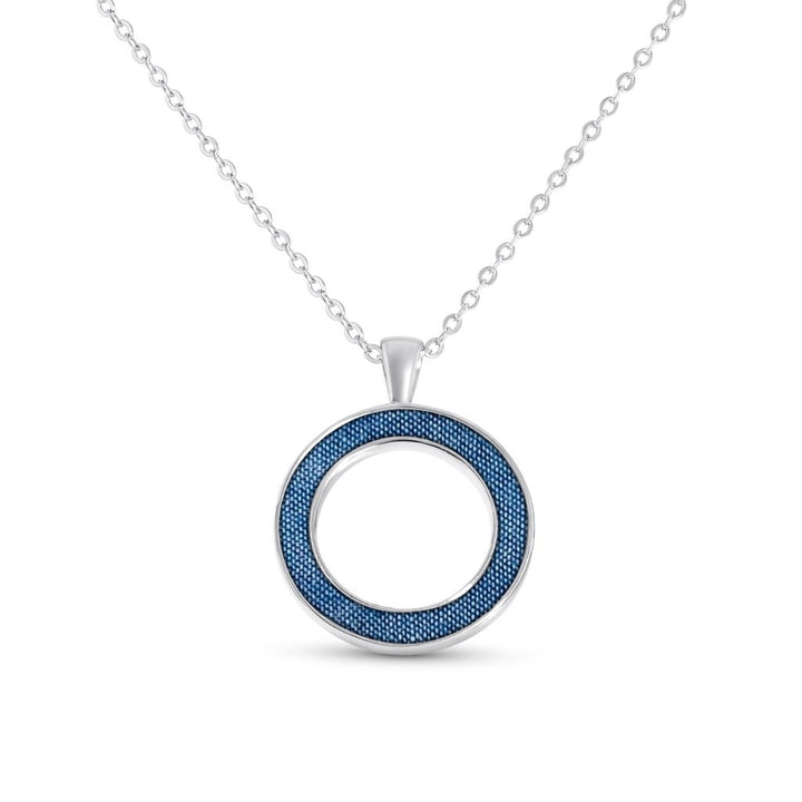 Fabric Keepsake Halo Necklace - MemoriesMade