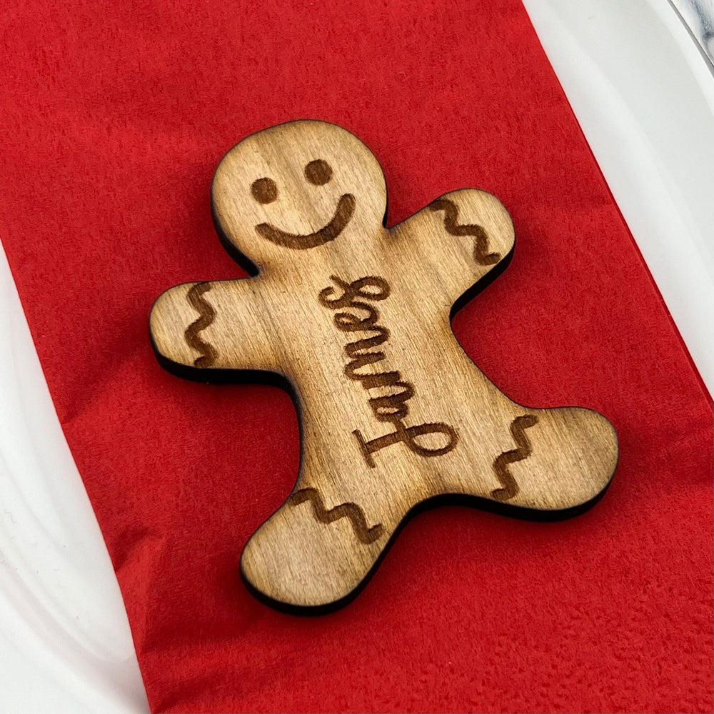 Gingerbread Man Place Name Setting - MemoriesMade