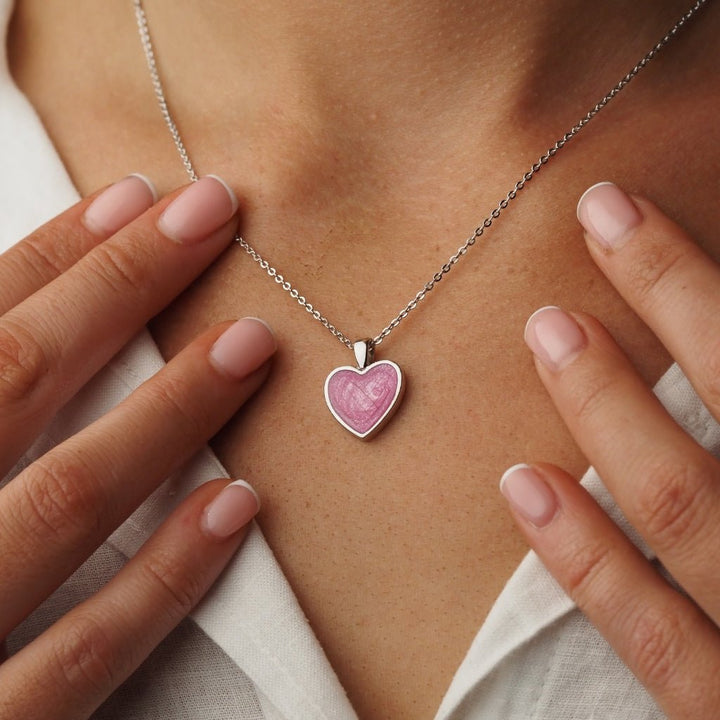 Hair Keepsake Heart Necklace - MemoriesMade
