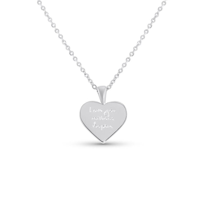 Heart Handwriting Necklace - MemoriesMade