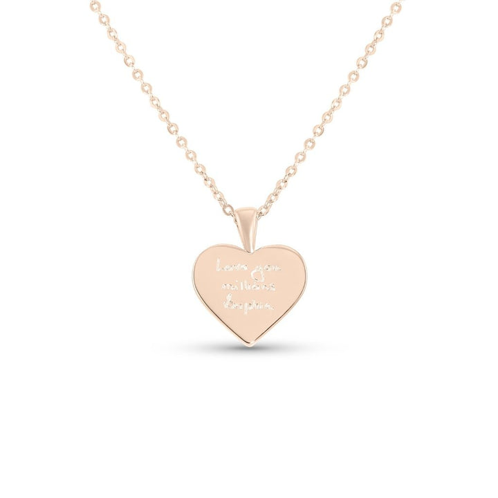 Heart Handwriting Necklace - MemoriesMade