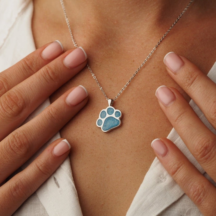 Pawprint Ashes Necklace - MemoriesMade