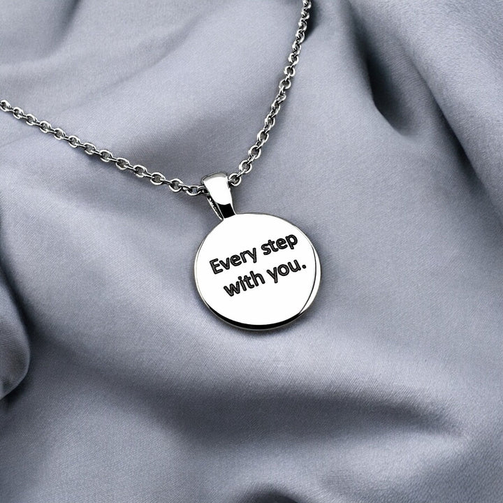 Small Line Art Necklace - MemoriesMade