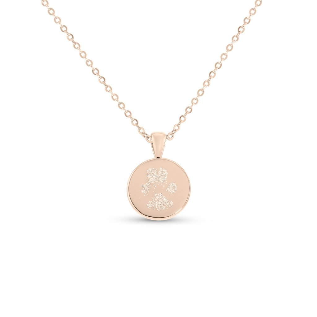 Small Pawprint Necklace - MemoriesMade