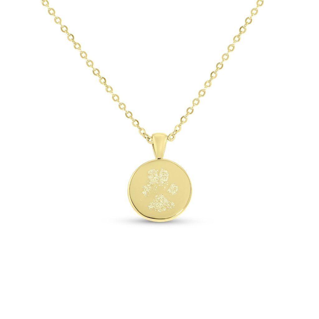 Small Pawprint Necklace - MemoriesMade