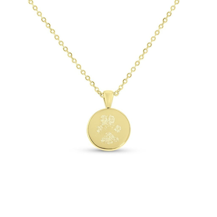 Small Pawprint Necklace - MemoriesMade