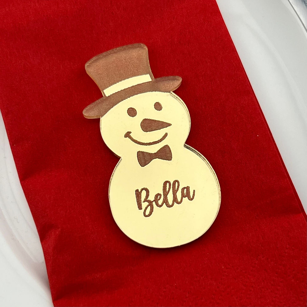 Snowman Place Name Setting - MemoriesMade
