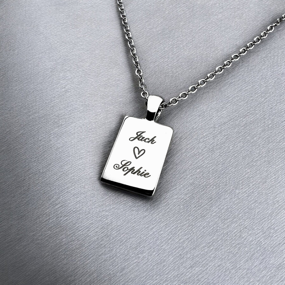 Star Map Small Bar Necklace - MemoriesMade
