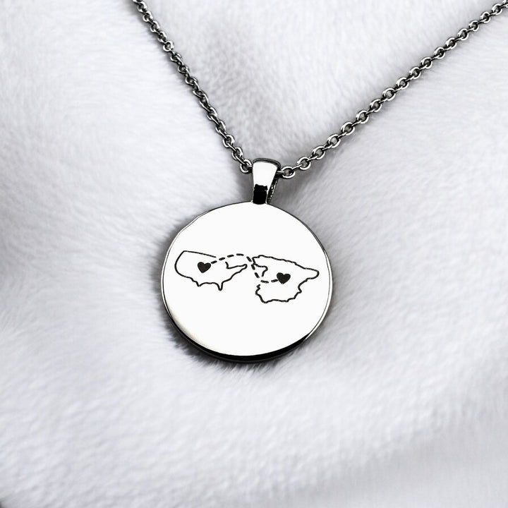 Two Homes Classic Necklace - MemoriesMade