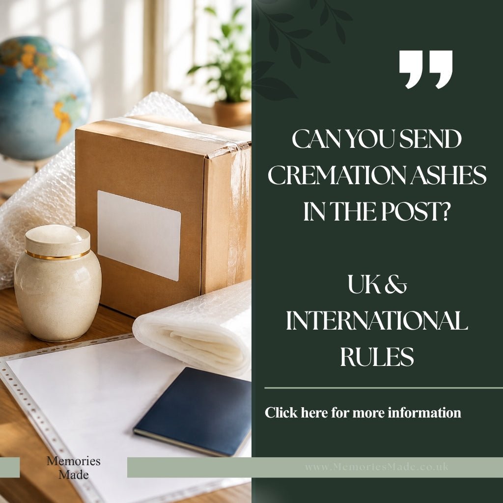Can You Send Cremation Ashes in the Post? UK & International Rules - MemoriesMade