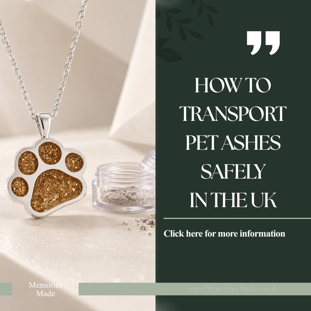 How to Transport Pet Ashes Safely in the UK - MemoriesMade