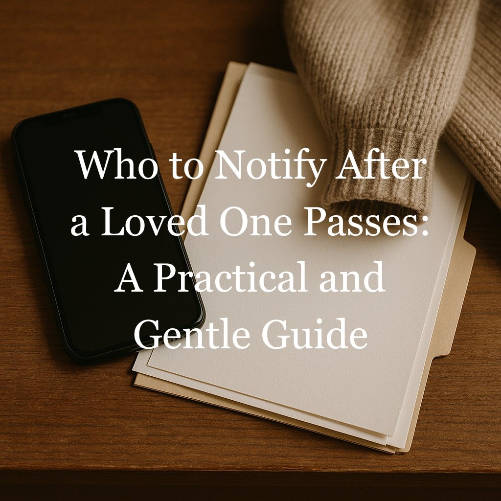 Who to Notify After a Loved One Passes: A Practical and Gentle Guide - MemoriesMade