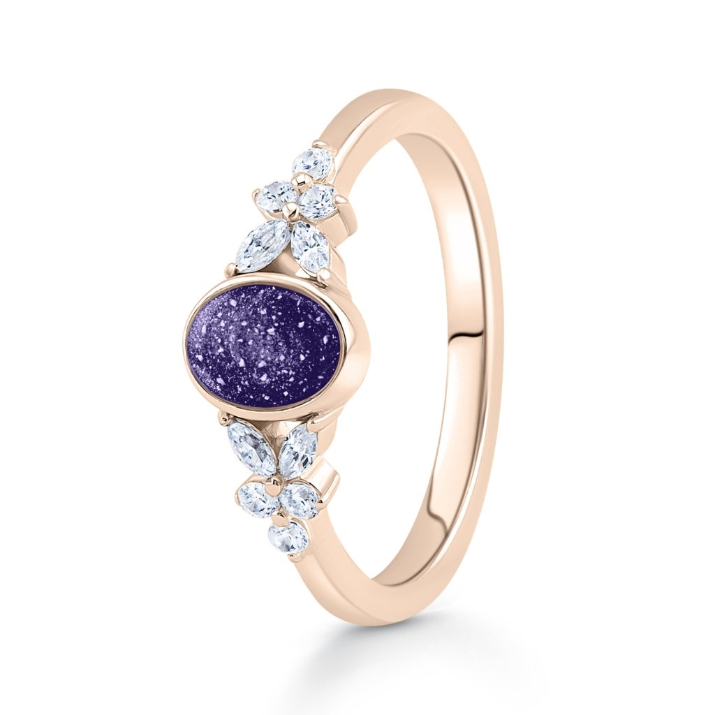 Solid Gold Ashes Rings - MemoriesMade