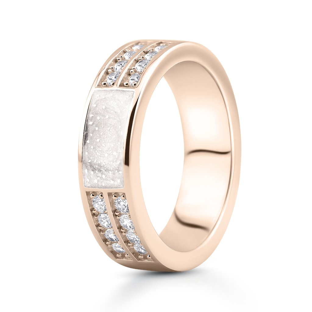 Rose Gold Devotion Ashes Ring