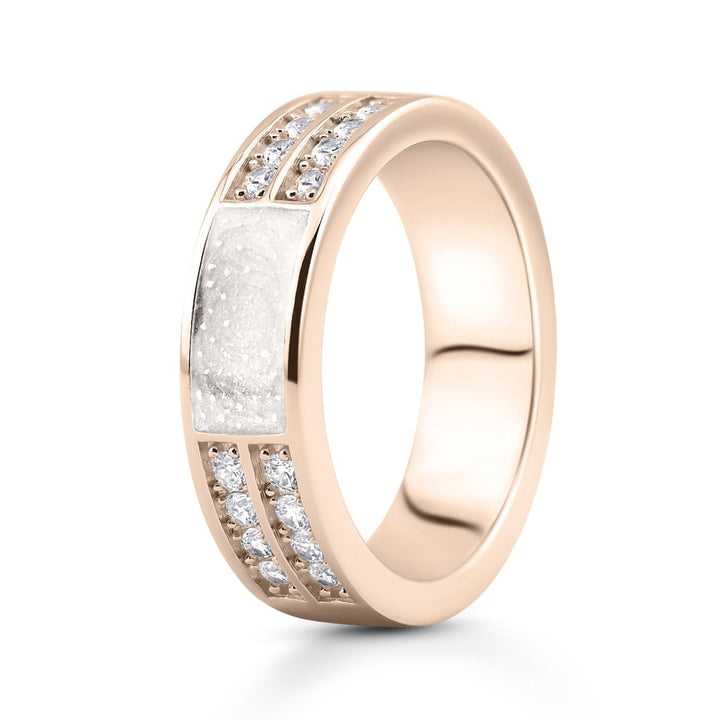 Rose Gold Devotion Ashes Ring