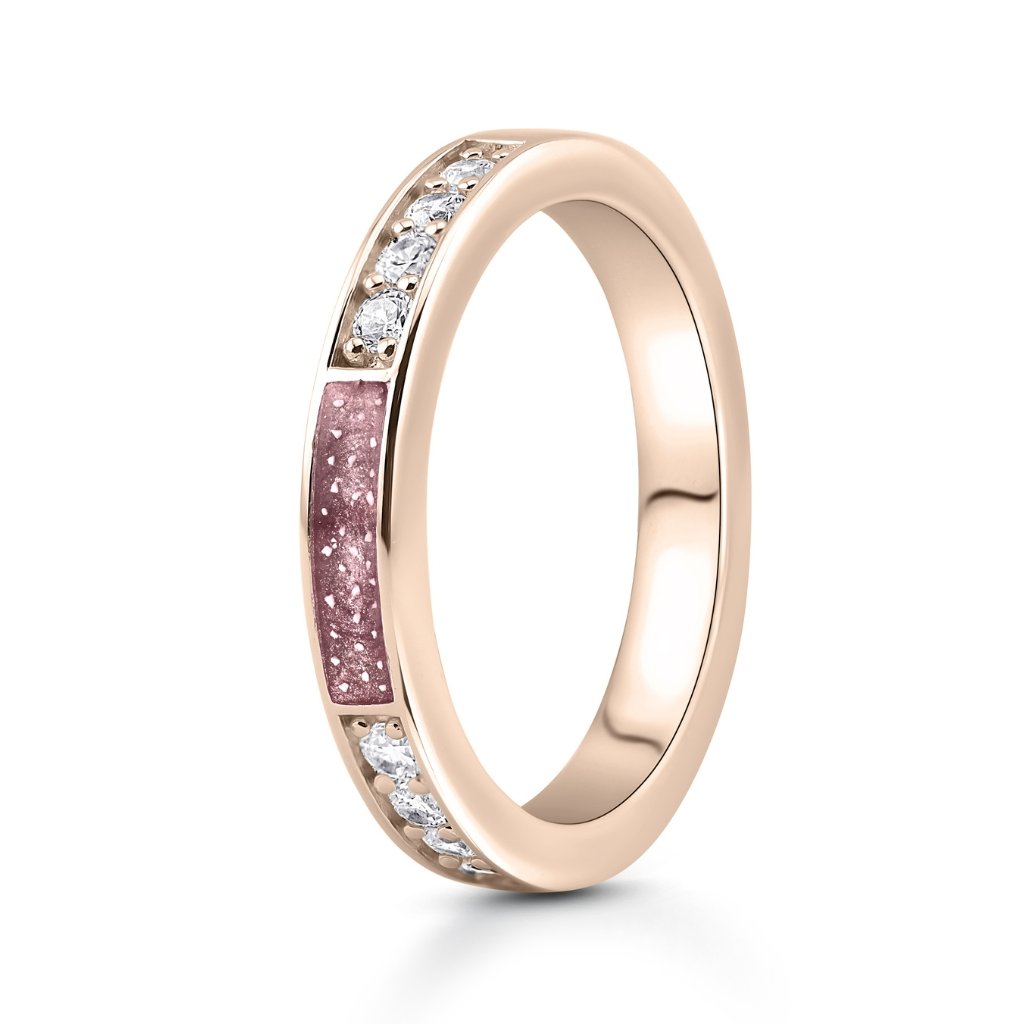 Rose Gold Devotion Ashes Ring