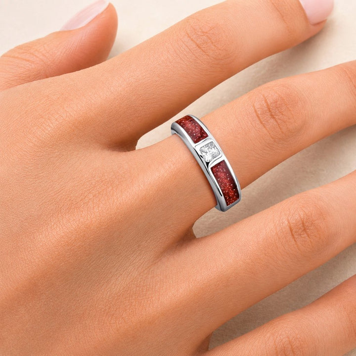 Solace Wide Ashes Ring