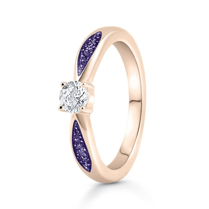 Rose Gold Embrace Ashes Ring