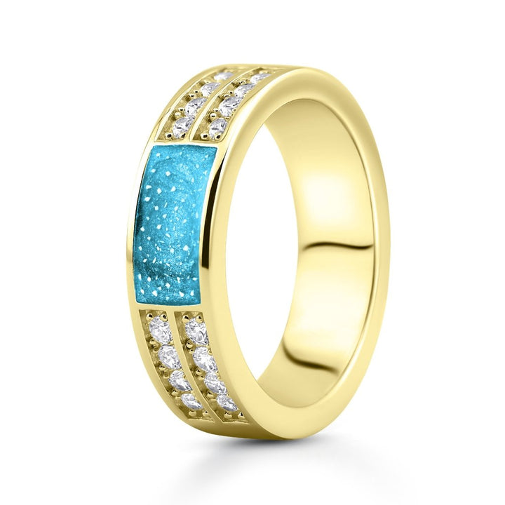 Yellow Gold Devotion Ashes Ring