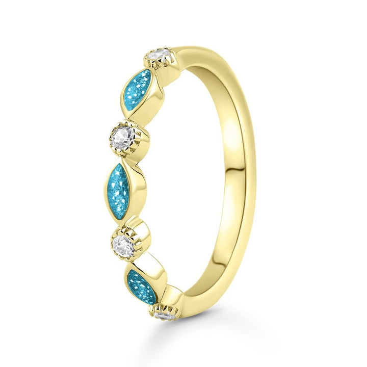 Yellow Gold Beloved Ashes Ring