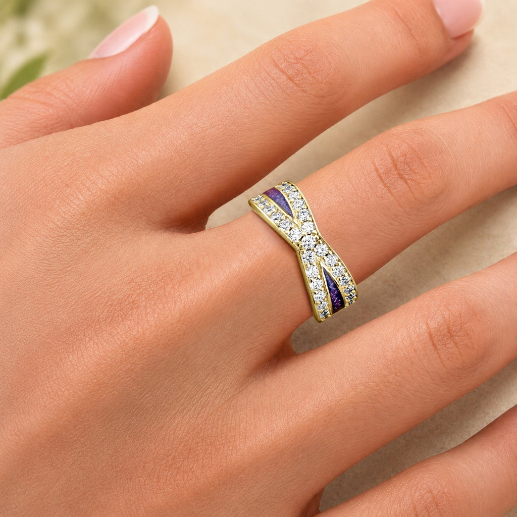 Yellow Gold Soulbound Ashes Ring