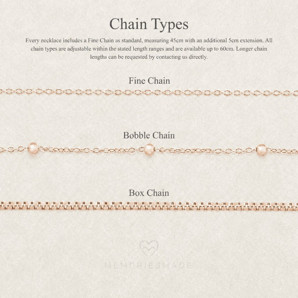55 - 60 cm Box Chain - MemoriesMade