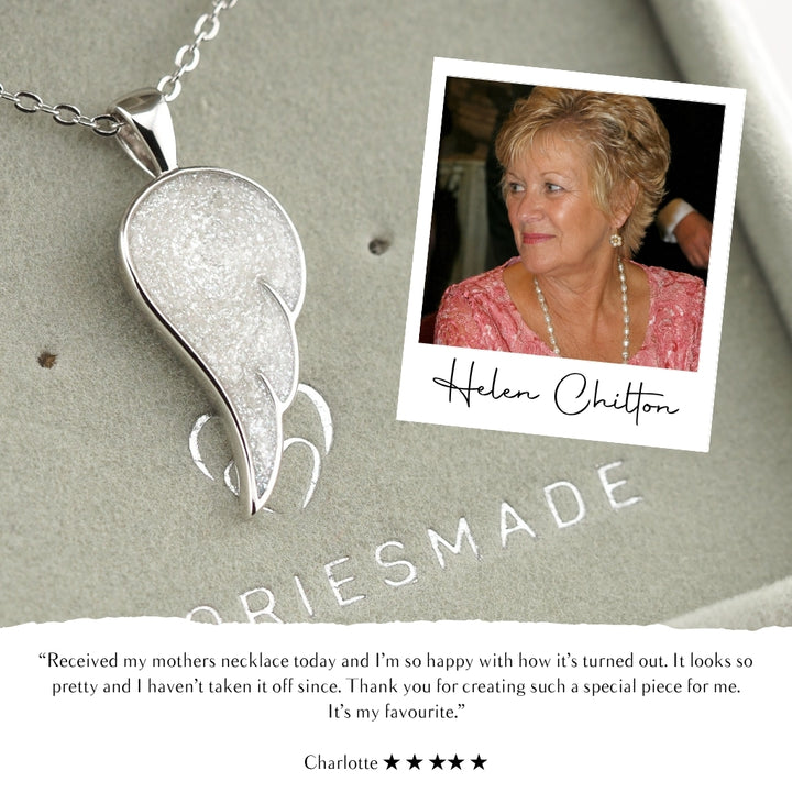 Angel Wing Ashes Necklace
