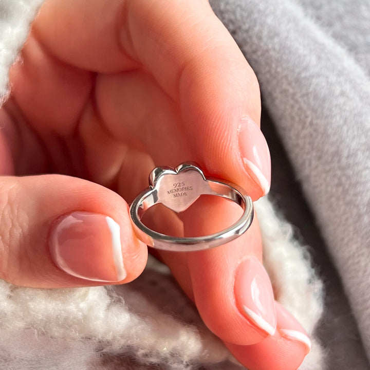 Hair Keepsake Heart Ring