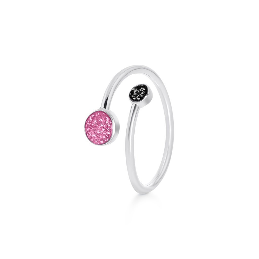 Adjustable Dual Tribute Ashes Ring - MemoriesMade