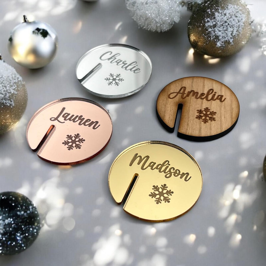 Christmas Disc Drink Tag - MemoriesMade