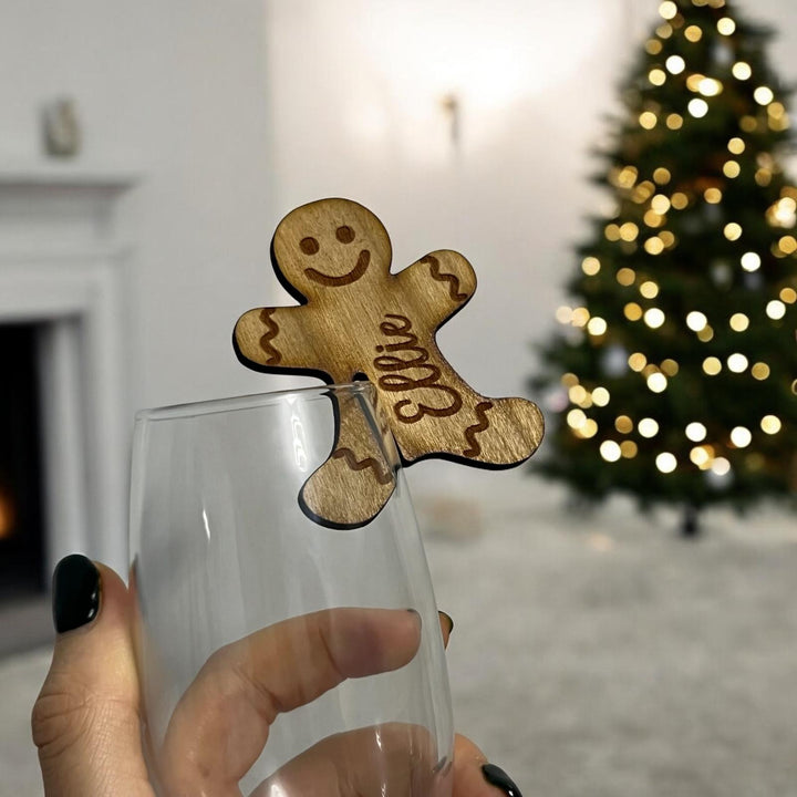 Christmas Gingerbread Man Drink Tag - MemoriesMade