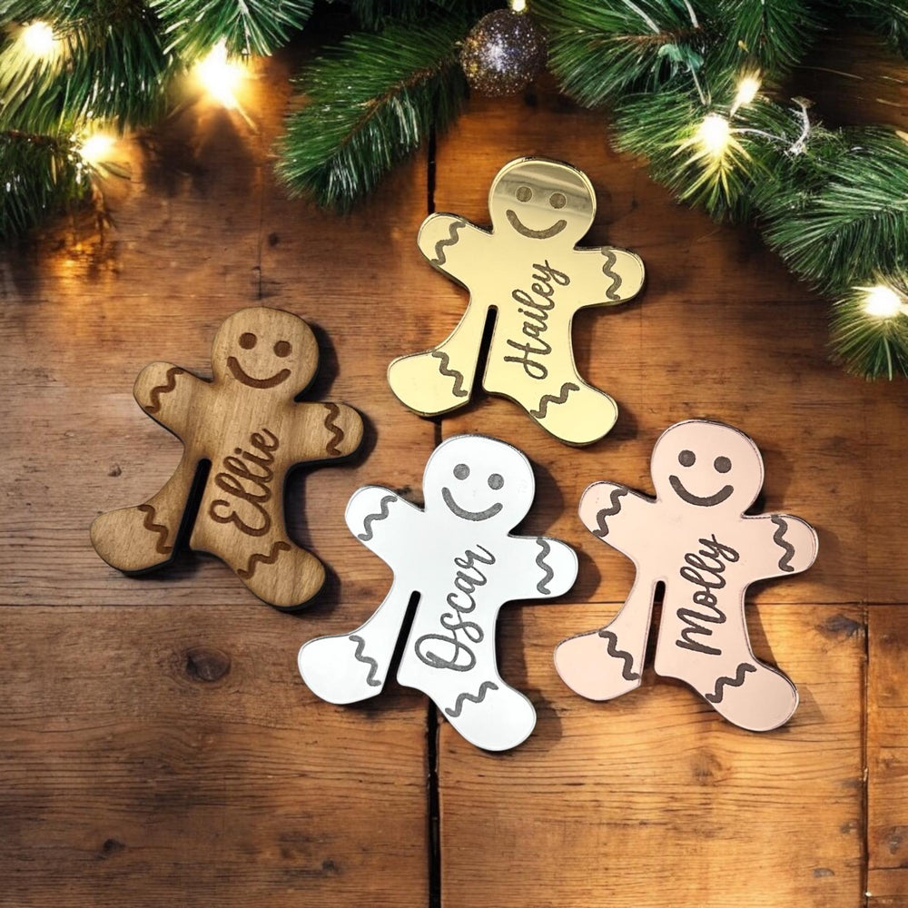 Christmas Gingerbread Man Drink Tag - MemoriesMade