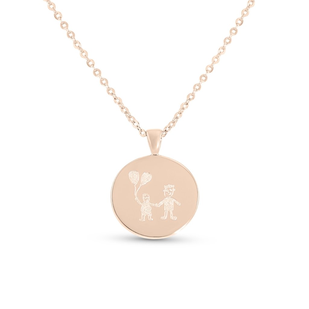 Classic Drawing Necklace - MemoriesMade