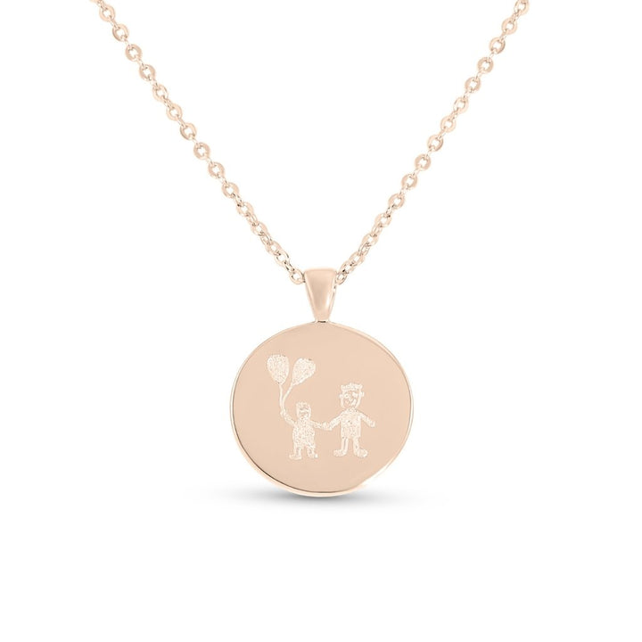 Classic Drawing Necklace - MemoriesMade