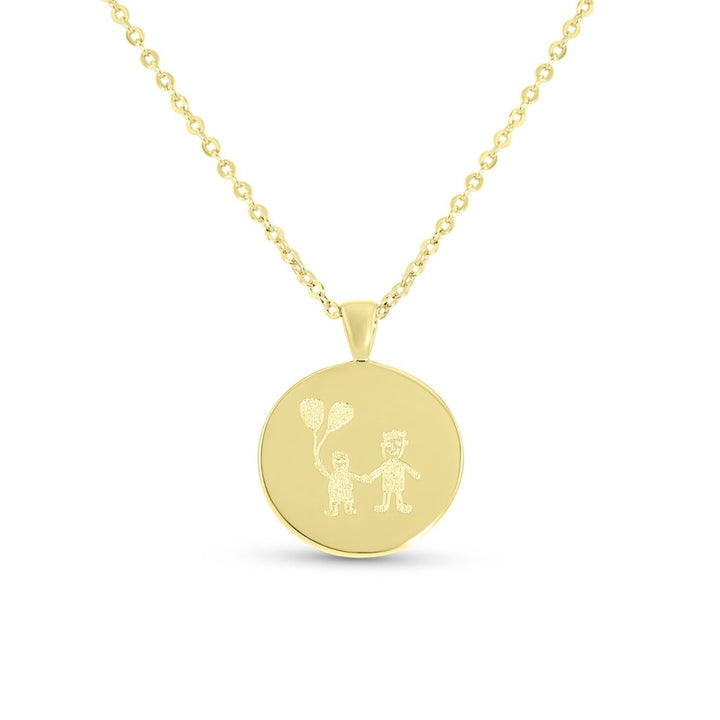 Classic Drawing Necklace - MemoriesMade