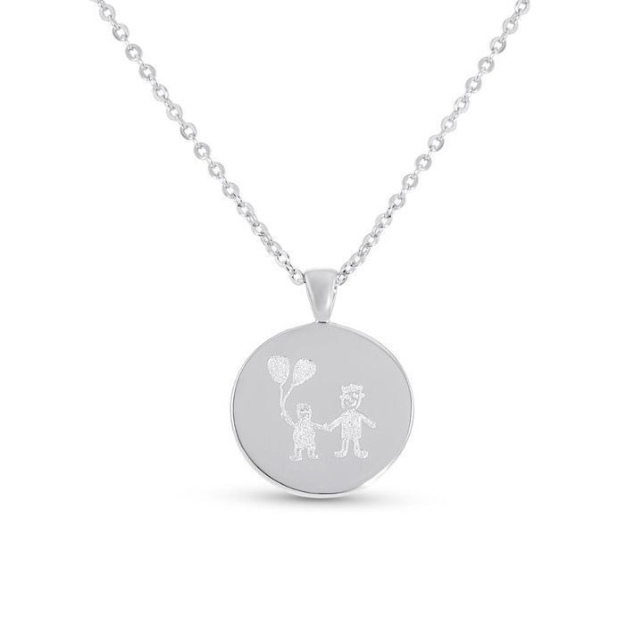 Classic Drawing Necklace - MemoriesMade