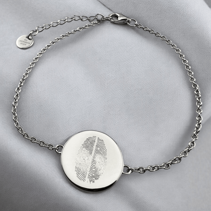 Classic Duo Fingerprint Bracelet - MemoriesMade