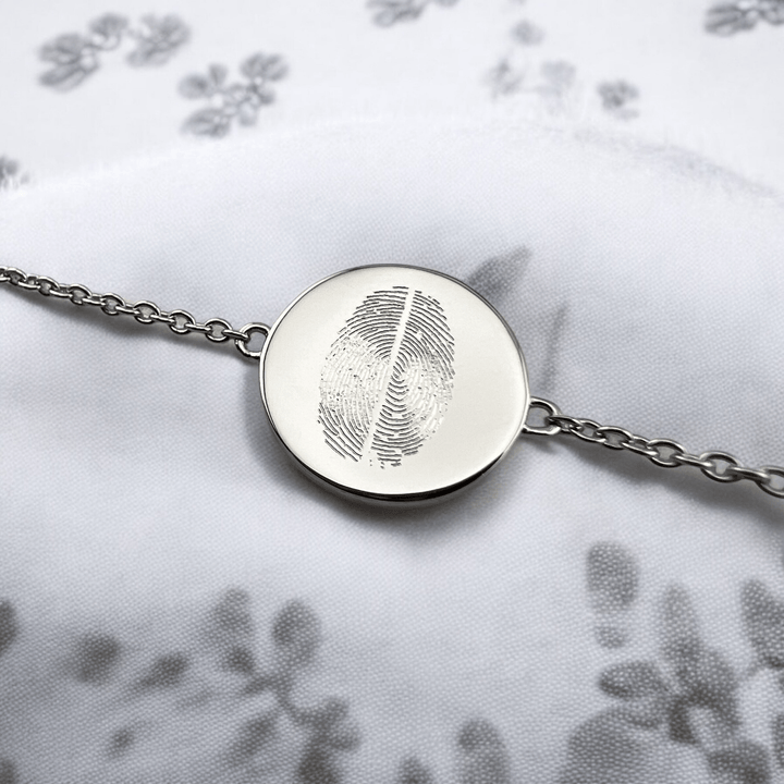 Classic Duo Fingerprint Bracelet - MemoriesMade