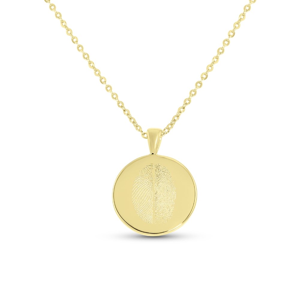 Classic Duo Fingerprint Necklace - MemoriesMade