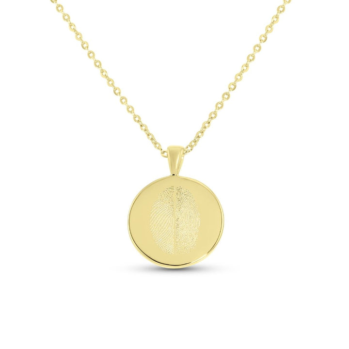 Classic Duo Fingerprint Necklace - MemoriesMade