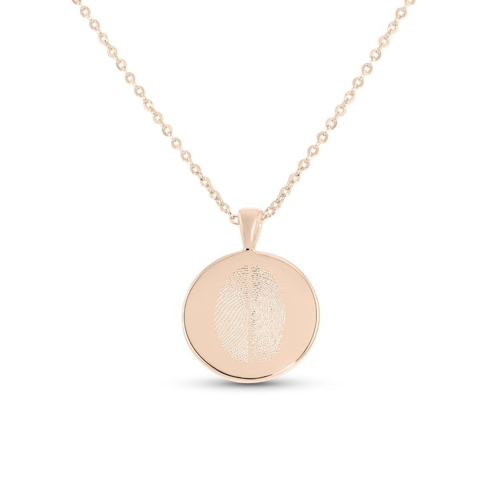 Classic Duo Fingerprint Necklace - MemoriesMade