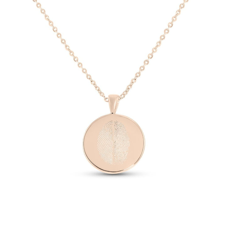 Classic Duo Fingerprint Necklace - MemoriesMade